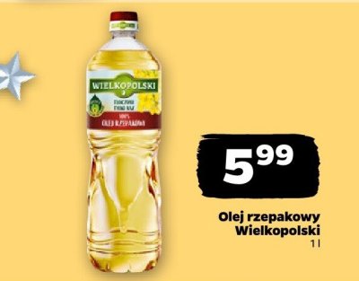 Olej rzepakowy Wielkopolski promocja w Netto