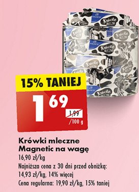 Krówki mleczne Magnetic promocja w Biedronka