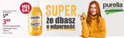 Purella Superfoods, napój typu shot, 100 ml promocja w Rossmann