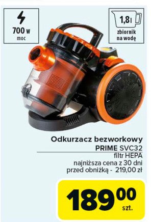 Odkurzacz bezworkowy svc32 Prime3 promocja w Carrefour Market