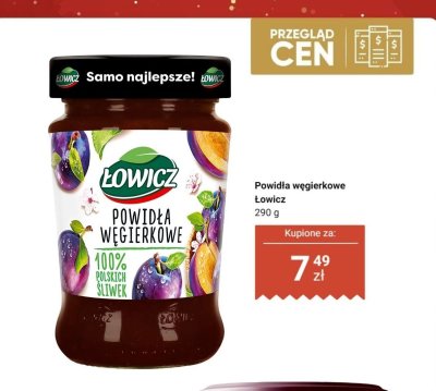 Powidła węgierkowe  promocja w Dino