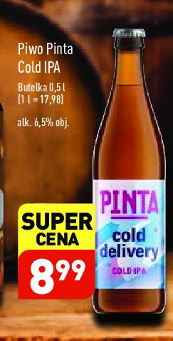 Piwo Pinta cold delivery promocja