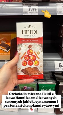 Czekolada mleczna Apple & Cinnamon promocja w Intermarche
