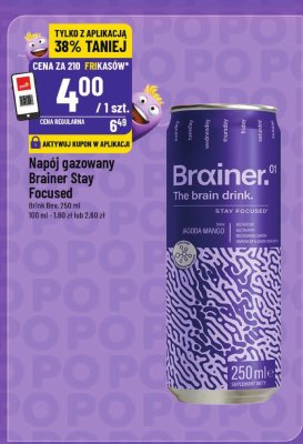 Napój gazowany Stay Focused  promocja w POLOmarket