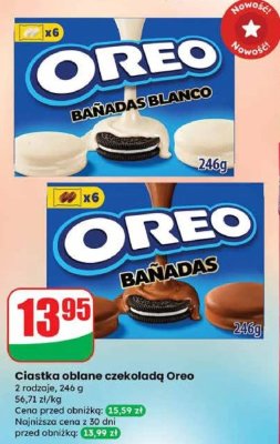Ciastka oblane czekolad膮 promocja w Dino