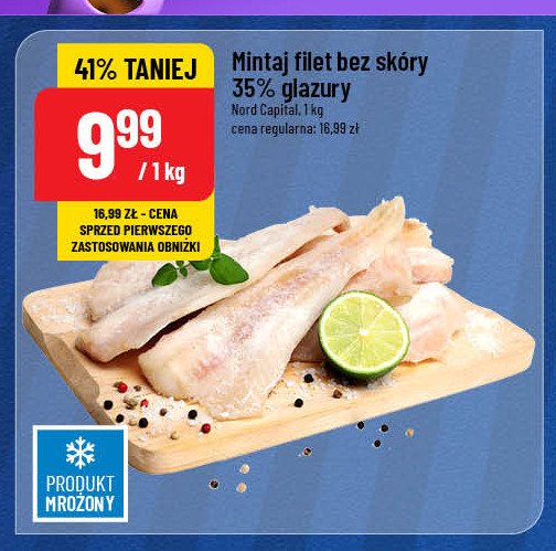 Filet z mintaja bez skóry Nord capital promocja