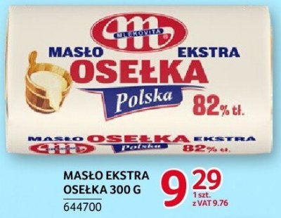 Masło ekstra Osełka 300g promocja w Selgros