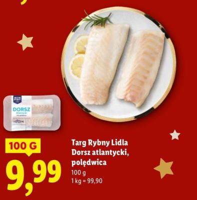 Dorsz atlantycki, polędwica promocja w Lidl