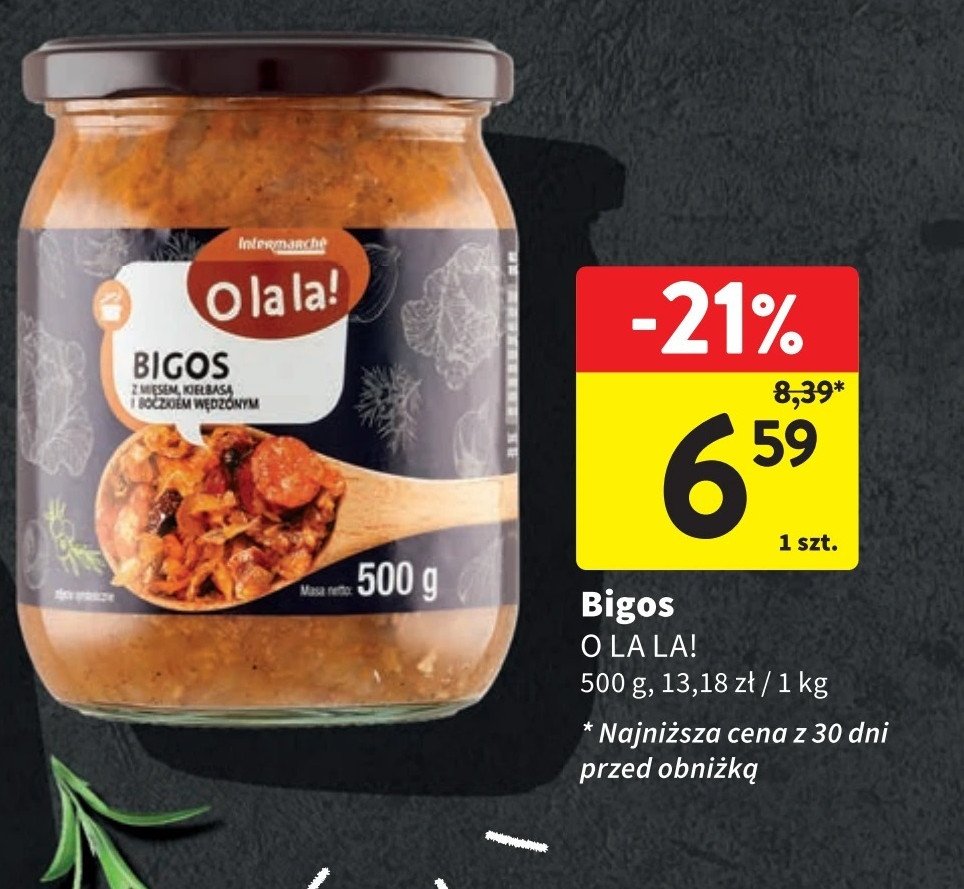 Bigos O la la! promocja w Intermarche