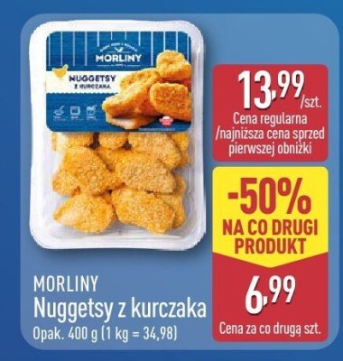 Nuggetsy z kurczaka Morliny promocja w Aldi