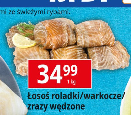 Warkocze z łososia wędzone promocja w Leclerc