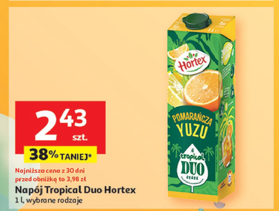 Sok pomara艅cza yuzu Hortex promocja