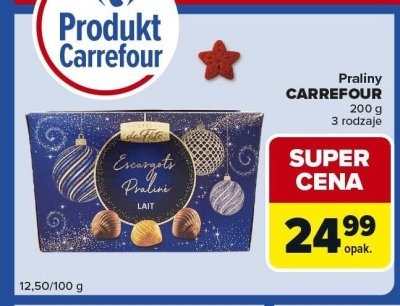 Praliny CARREFOUR 200 g 3 rodzaje promocja w Carrefour Express