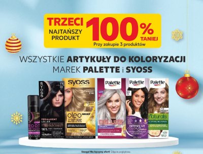 Produkty do koloryzacji włosów wszystkie rodzaje promocja w Kaufland