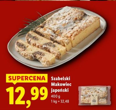 Szabelski Makowiec japoński promocja w Lidl