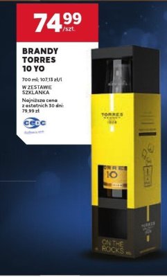 Brandy Torres 10 YO 700 ml promocja w Stokrotka