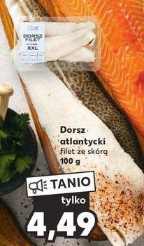Dorsz atlantycki filet ze skórą promocja w Selgros