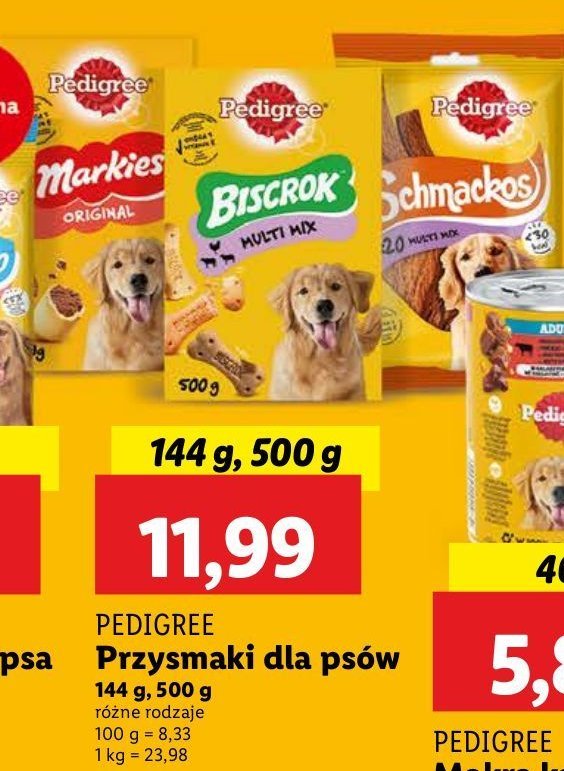 Przysmak dla psa Pedigree markies promocja