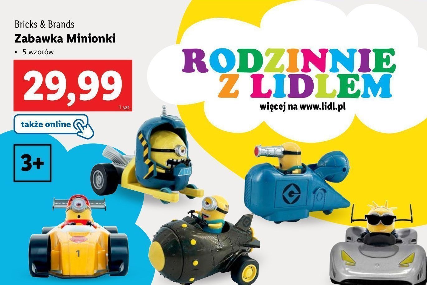 Zabawka minionki Brick & brands promocja