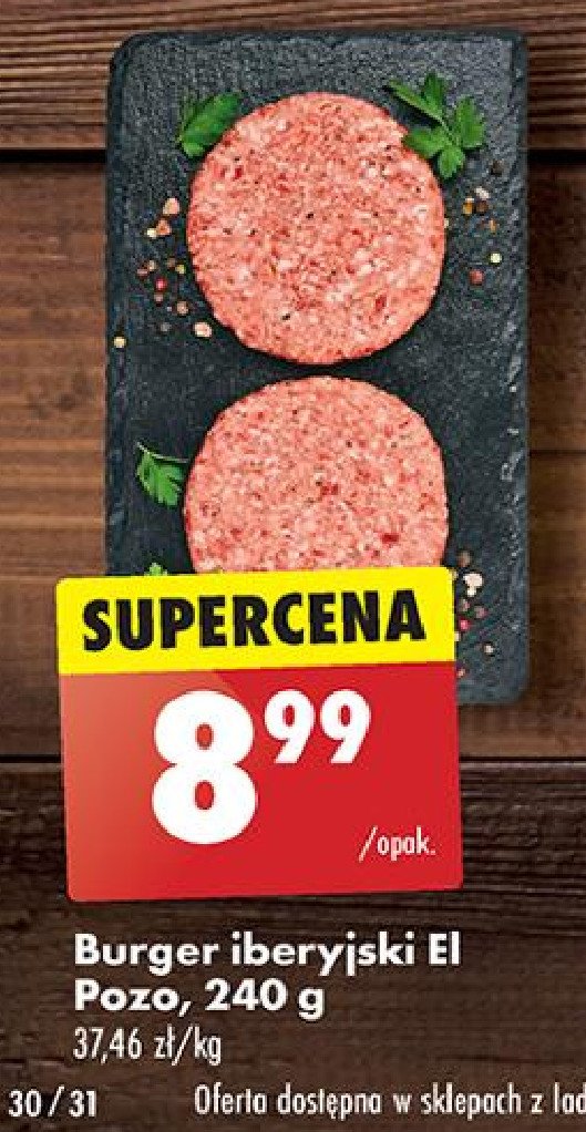 Burger iberyjski ELPOZO promocja