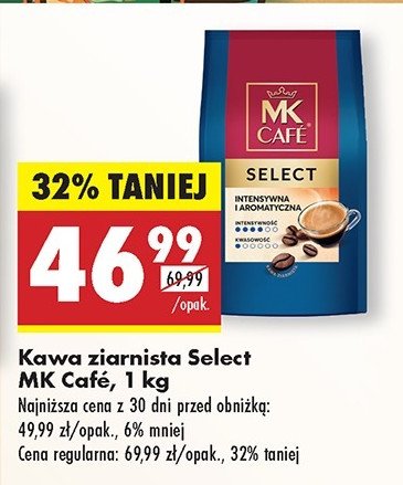 Kawa MK CAFE SELECT promocja w Biedronka