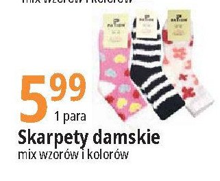 Skarpety damskie wzór promocja