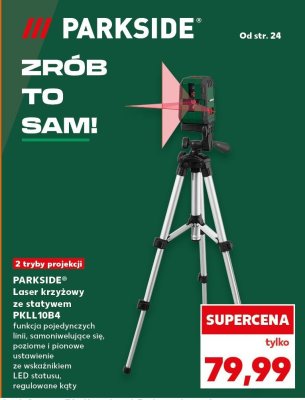 Laser krzyżowy ze statywem PKLL10B4 promocja w Kaufland