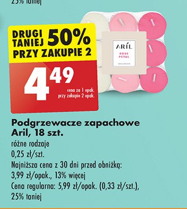 Podgrzewacze zapachowe świeże róże Aril promocja