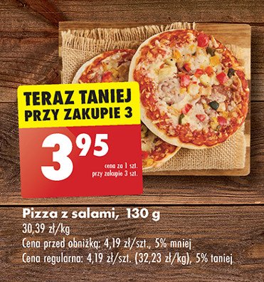 Pizza salami promocja