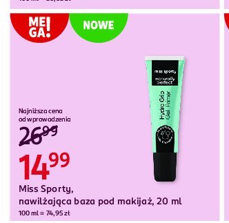 Nawil偶aj膮ca baza pod makija偶 Miss sporty promocja