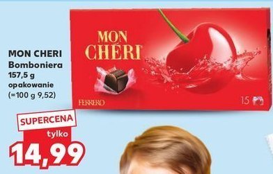 Bombonierka Ferrero mon cheri promocja w Kaufland