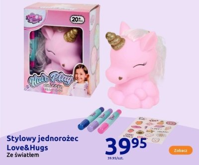 Stylowy jednorożec Love&Hugs Ze światłem promocja w Action