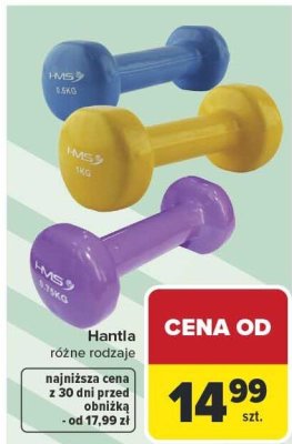 Hantle różne rodzaje HMS promocja w Carrefour