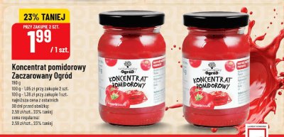 Koncentrat pomidorowy Zaczarowany Ogród promocja w POLOmarket