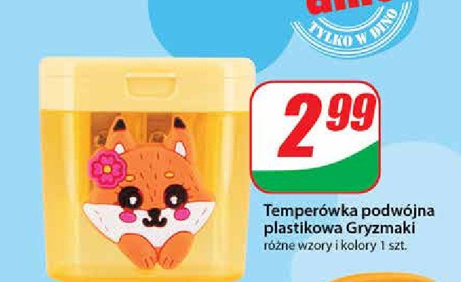 Temperówka podwójna gryzmaki promocja