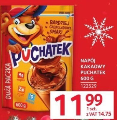 Napój kakaowy Puchatek 600 g promocja w Selgros
