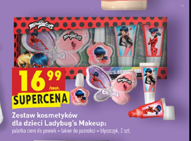 Zestaw do makijażu miraculous ladybug's promocja