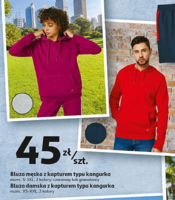 Bluza męska z kapturem kangurka rozm. s-3xl Auchan inextenso promocja
