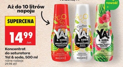 Koncentrat do saturatora Ya! & soda promocja w Biedronka