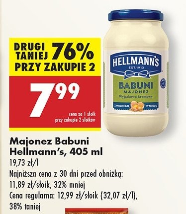 Majonez babuni Hellmann's promocja