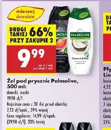 Żel pod prysznic kokos Palmolive naturals promocja