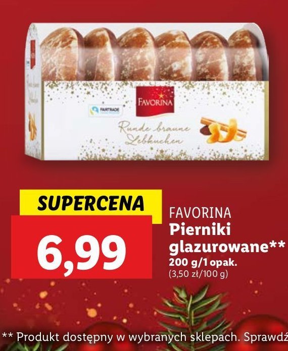 Pierniki okrągłe Favorina promocja