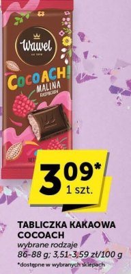 Tabliczka kakaowa Cocoach promocja w Groszek