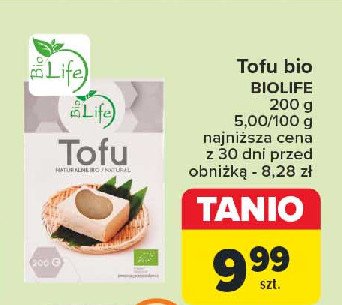 Tofu naturalne bio Bio life promocja