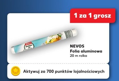 Folia aluminiowa 20 m promocja w Kaufland