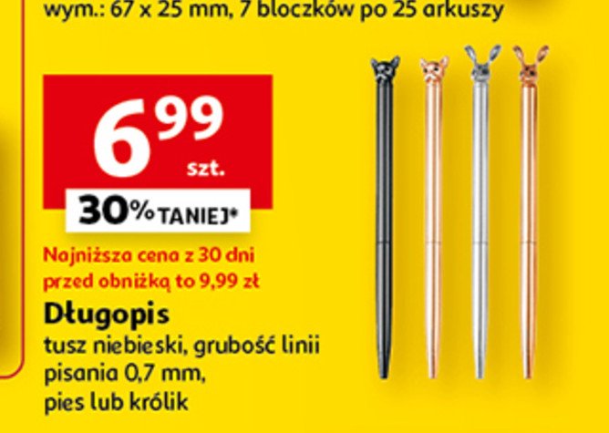 Długopis królik promocja