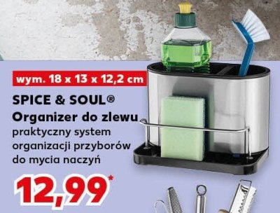 Organizer do zlewu praktyczny system organizacji przyborów do mycia naczyń promocja w Kaufland