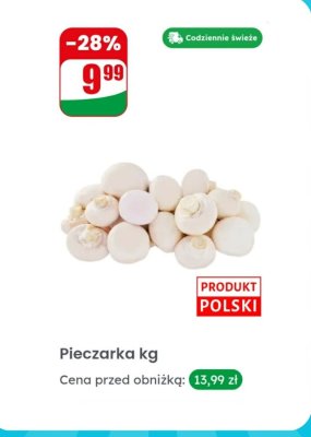 Pieczarka  promocja w Dino