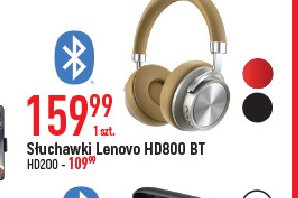 S艂uchawki hd 200 black Lenovo promocja