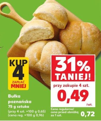 Bułka poznańska promocja w Kaufland